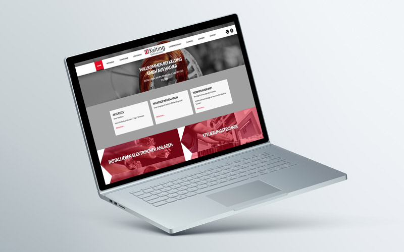 Kelting GmbH - neue Website und Fotos